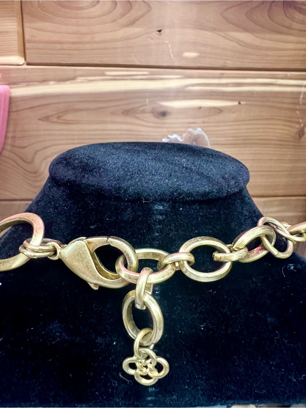 Stella & Dot Royal Blue and Gold Chunky Multi-Strand Necklace - Picture 3 of 3